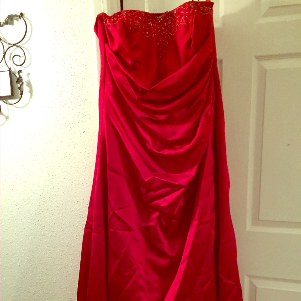 Semi formal dress with shawl